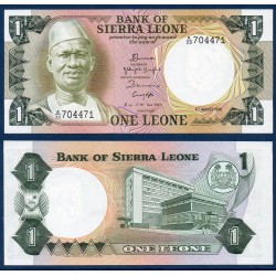 Sierra Leone Pick N°5e, Billet de banque de 1 leone 1984