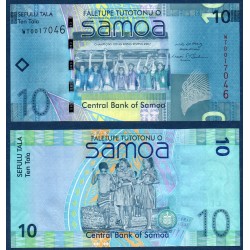 Samoa Pick N°39a, Billet de banque de 10 Tala 2007