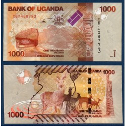 Ouganda Pick N°49d, Billet de banque de 1000 Shillings 2015