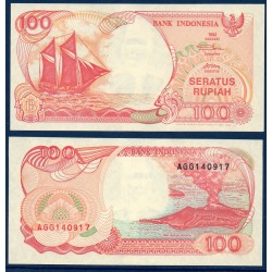 Indonésie Pick N°127c, billet de banque de 100 Rupiah 1994