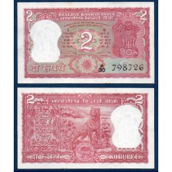 Inde Pick N°53g, Billet de banque de 2 Rupees 1983-1985