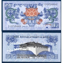 Bhoutan Pick N°27b Billet de banque de 1 Ngultrum 2013