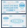 Bosnie Pick N°8r, Billet de banque de 1000 Dinara 1992