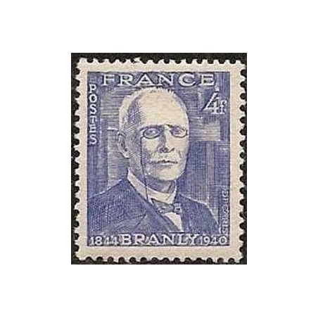 Timbre France Yvert No 599 Edouard branly