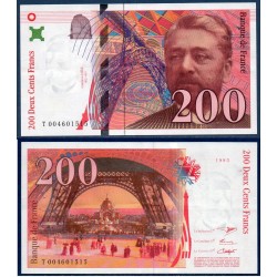 200 Francs Eiffel Sup 1995 Billet de la banque de France