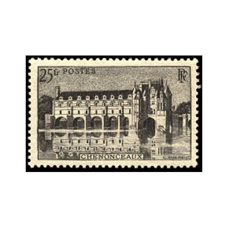 Timbre France Yvert No 611 chateau de Chenonceaux