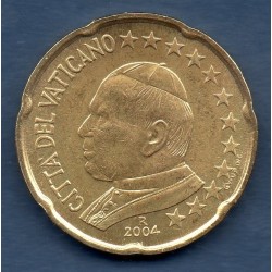 Pièce 20 centimes d'euro Vatican 2004 Jean-Paul II