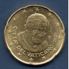Pièce 20 centimes d'euro Vatican 2009 Benoit XVI