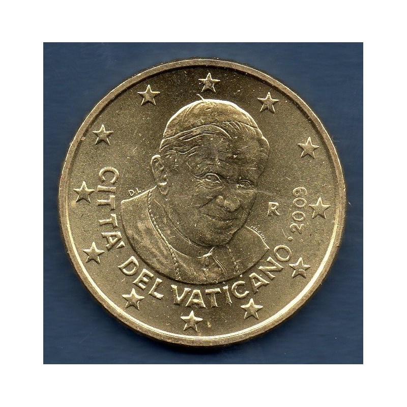 Pièce 50 centimes d'euro Vatican 2009 Benoit XVI