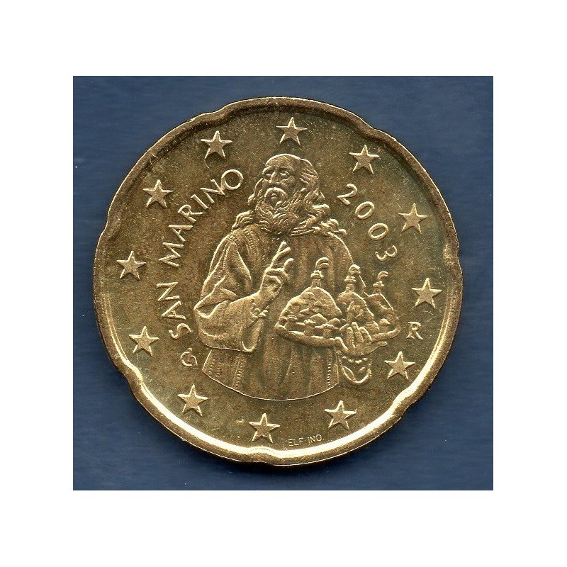 Pièce 20 centimes Saint-Marin 2003