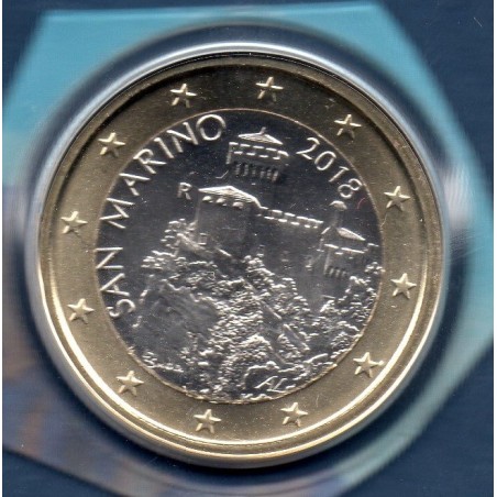 Pièce 1 euro BU Saint-Marin 2018