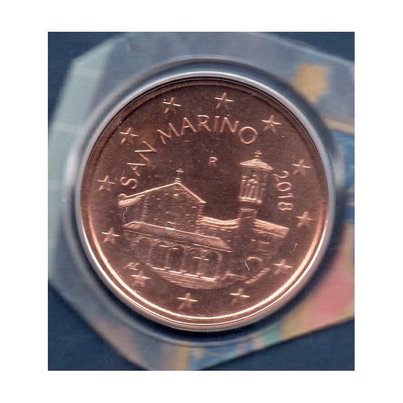 Pièce 5 centimes BU Saint-Marin 2018