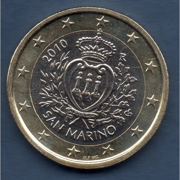 Pièce 1 euro Saint-Marin 2010