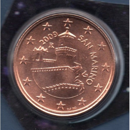 Pièce 5 centimes BU Saint-Marin 2009