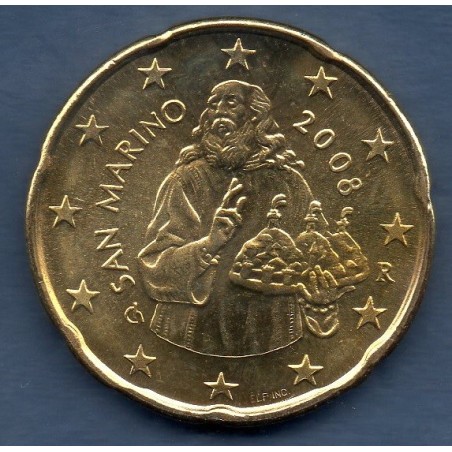 Pièce 20 centimes Saint-Marin 2008