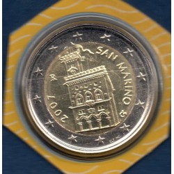 Pièce 2 euros BU Saint-Marin 2007