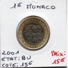 Pièce 1 euro Monaco 2001 BU