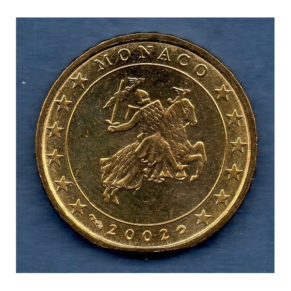 Pièce 10 centimes d'euro Monaco 2002