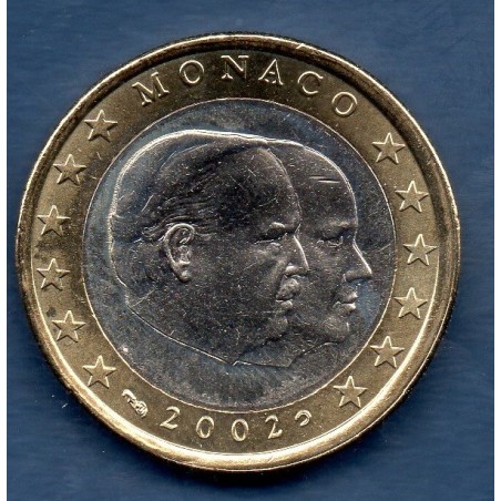 Pièce 1 euro Monaco 2002