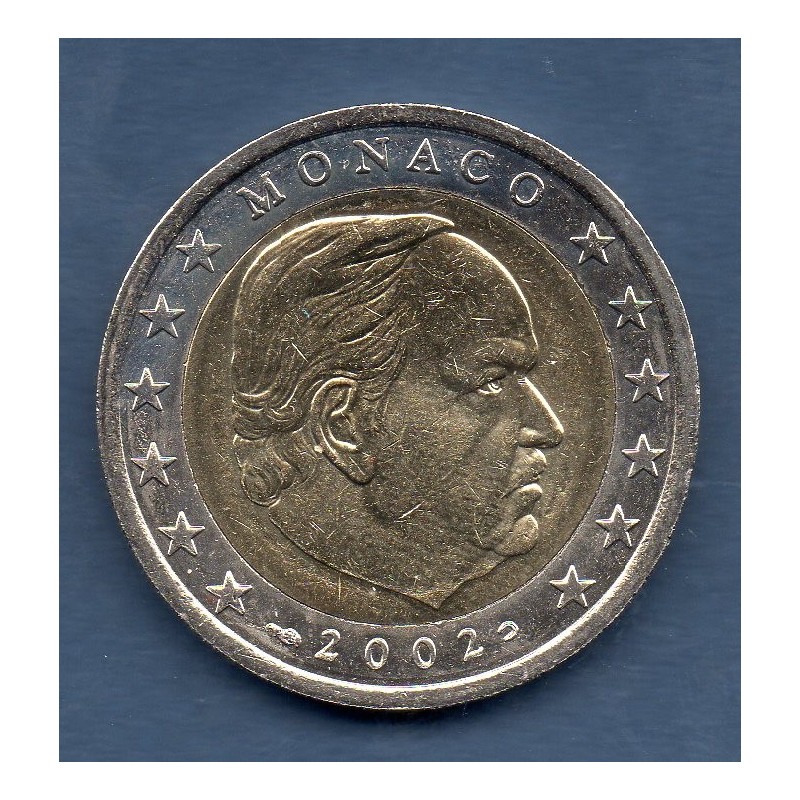 Pièce 2 euros Monaco 2002