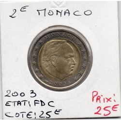 Pièce 2 euros Monaco 2003