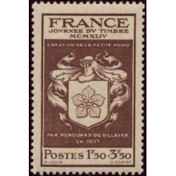 Timbre France  Yvert No 668  Renouard journee du timbre
