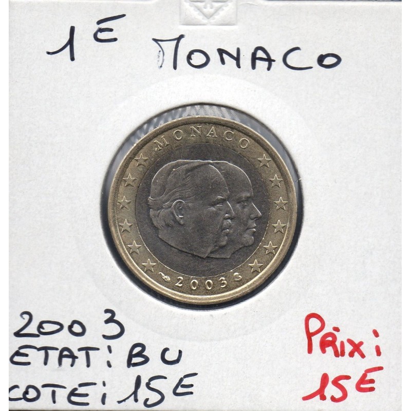 Pièce 1 euro BU Monaco 2003