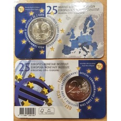 2 euros commémorative Belgique 2019 Institut monétaire Européen  version francaise piece de monnaie €