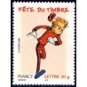 Timbre France Yvert No 3877a Fete du timbre Spirou Issu du carnet