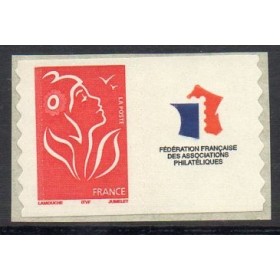 Personnalisé Yvert n°3744A autocollant Marianne de Lamouche