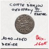 comté d'Anjou, Geoffroy II Martel, (1040-1060) Denier