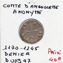 Angoumois, comté Angoulème au nom de Louis, (1170-1245) Denier