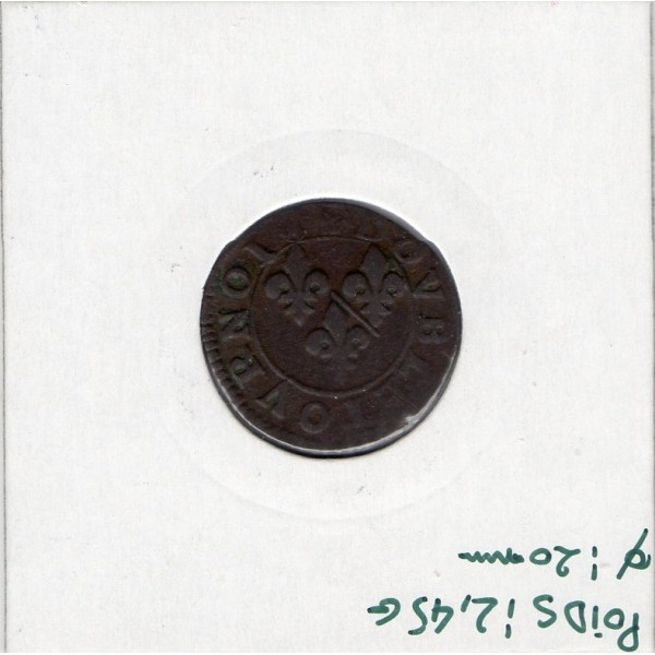 Ardennes, Principauté Chateau Regnault,Francois de bourbon Conti, (1605-1614) Double tournois Type 18