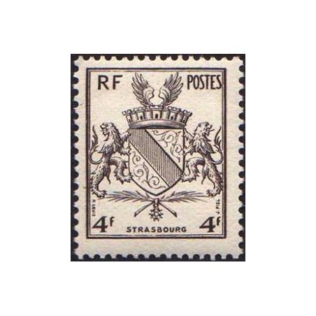 Timbre France Yvert No 735 liberation de Strasbourg