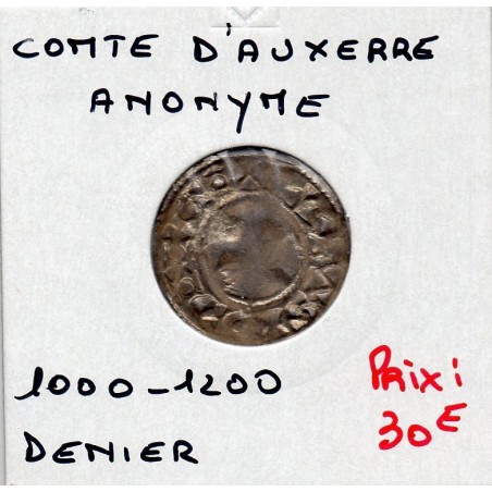 Comté d'Auxerre anonyme (1000-1200) denier