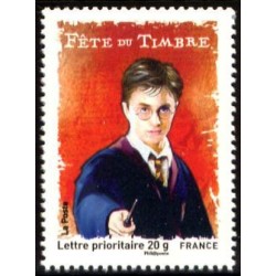Timbre France Yvert No 4024a Fête du timbre, Harry Potter, issu du carnet