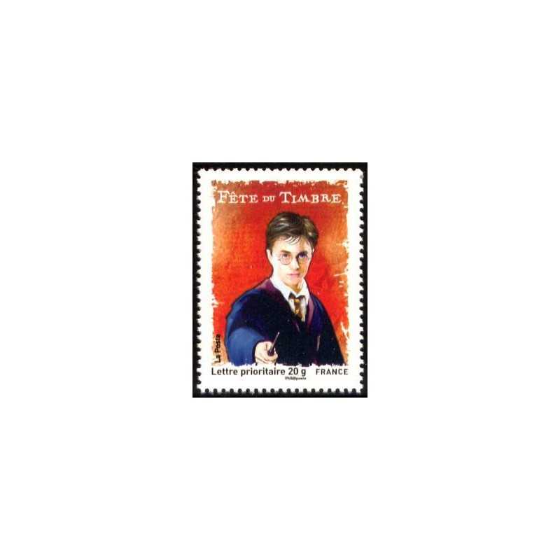 Timbre France Yvert No 4024a Fête du timbre, Harry Potter, issu du carnet