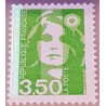 Timbre Yvert No 2821a variété une bande de phosphore à gauche Type Marianne du Bicentenaire, 3.50fr vert jaune