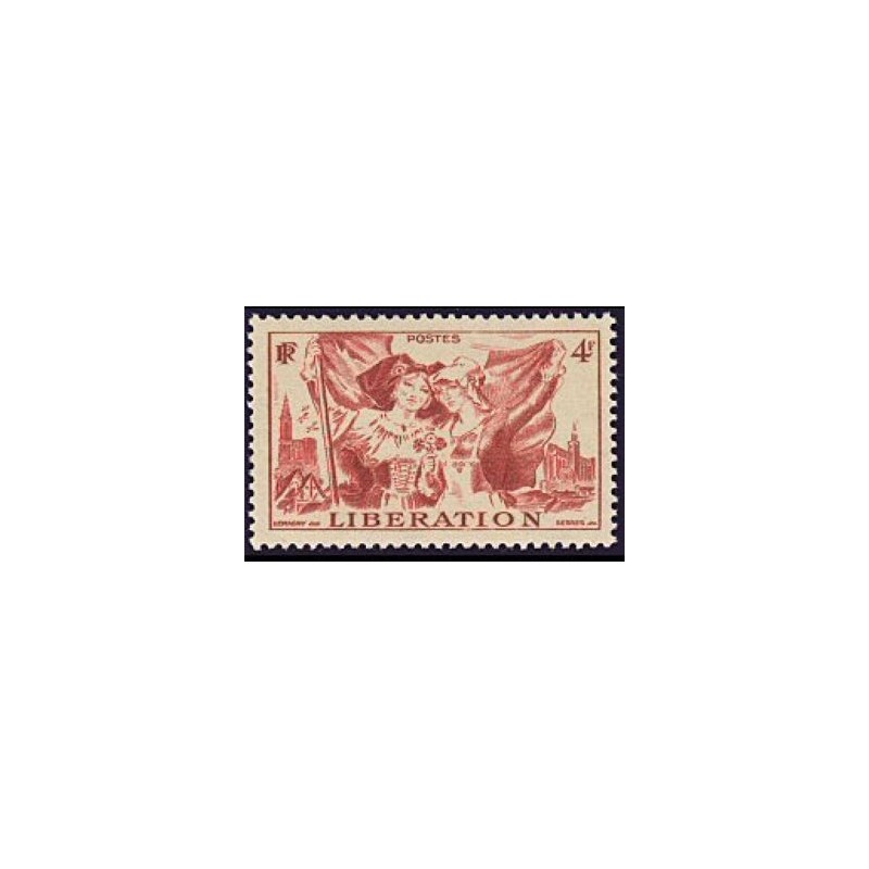 Timbre France Yvert No 739 liberation alsace et lorraine