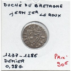 Duché de Bretagne, Jean 1er le Roux (1237-1286) Denier