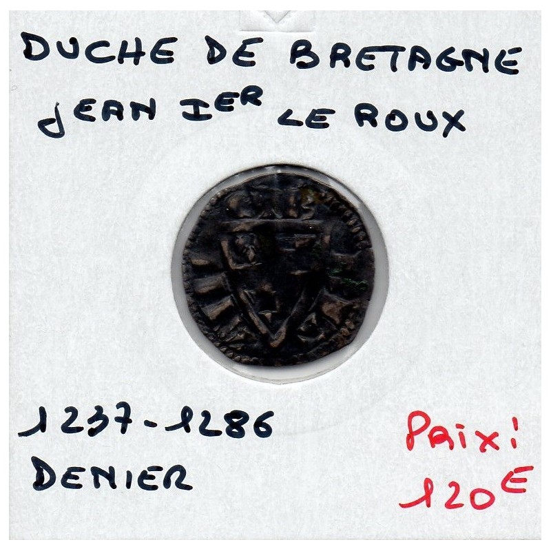 Duché de Bretagne, Jean 1er le Roux (1237-1286) Denier