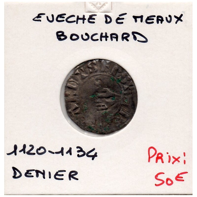 Champagne, Evêché de meaux, Bouchard (1120-1134) Denier