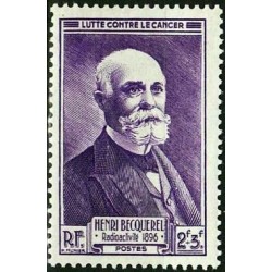 Timbre France Yvert No 749 Henri Becquerel propagande sanitaire