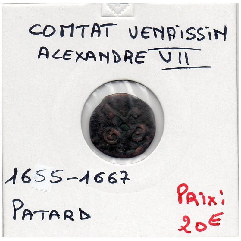 Comtat Venaissin, Alexandre VII (1655-1667) Patard