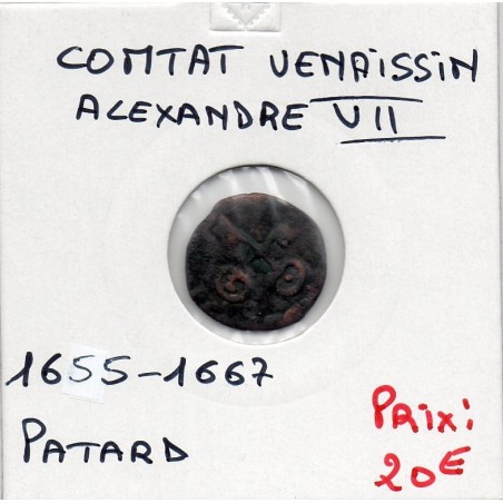 Comtat Venaissin, Alexandre VII (1655-1667) Patard