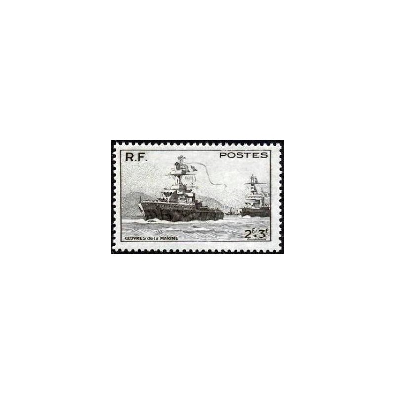 Timbre France Yvert No 752 oeuvres de la marine