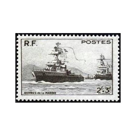 Timbre France Yvert No 752 oeuvres de la marine