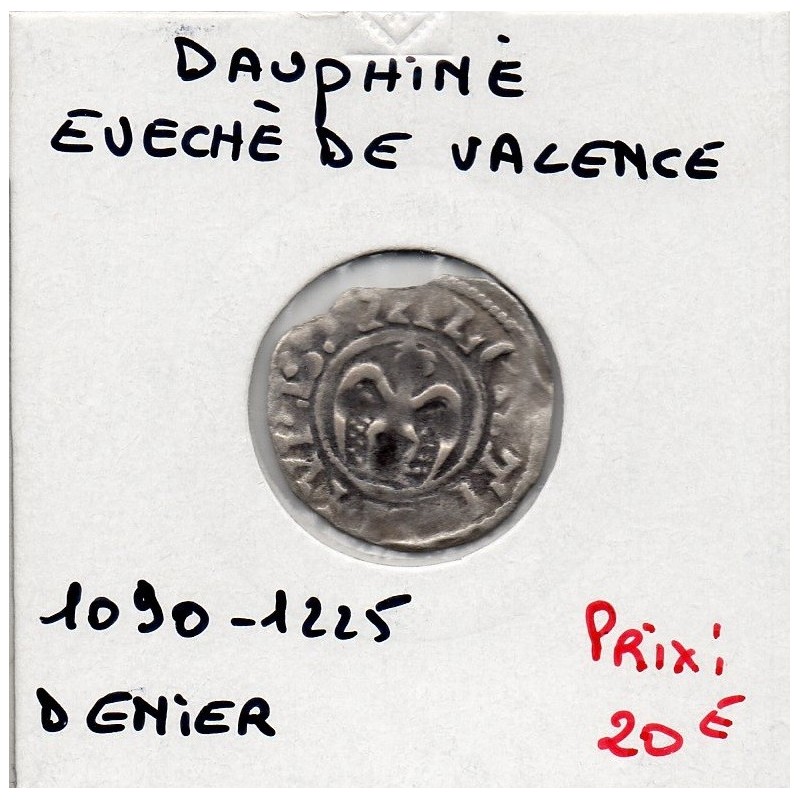 Dauphiné, Evêché de Valence, Anonyme (1090-1225) Denier