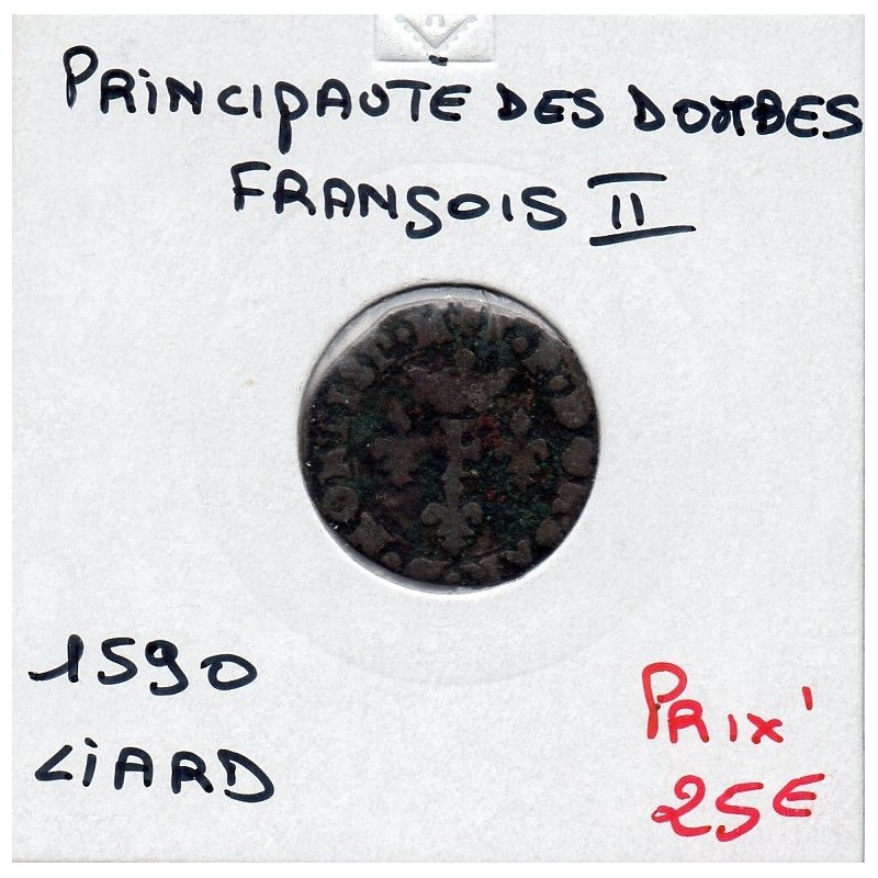 Principauté des Dombes, Francois II de Montpensier (1590) Liard