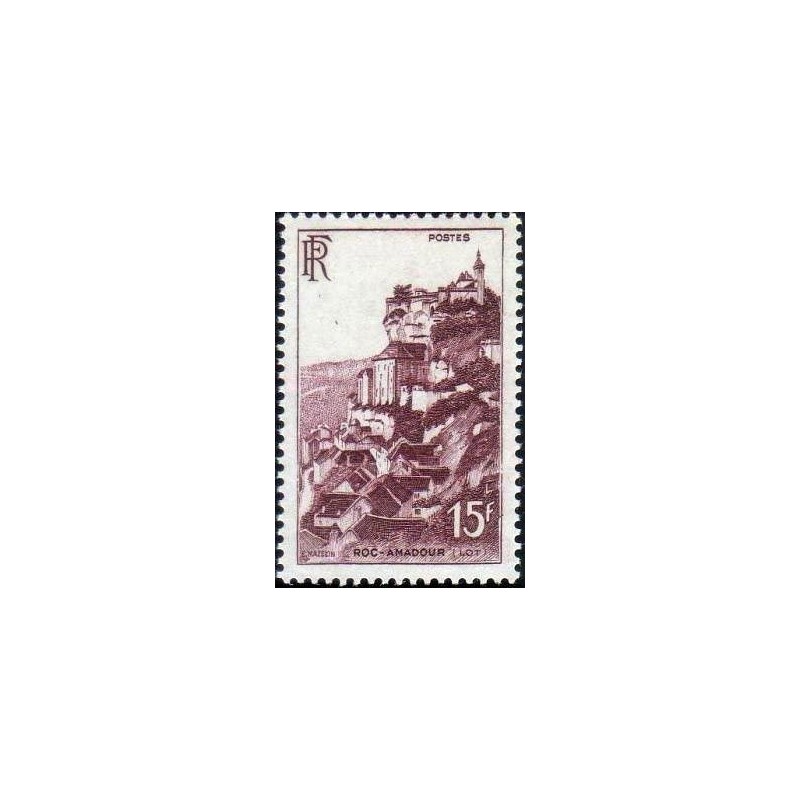 Timbre France Yvert No 763 Rocamadour monuments et sites